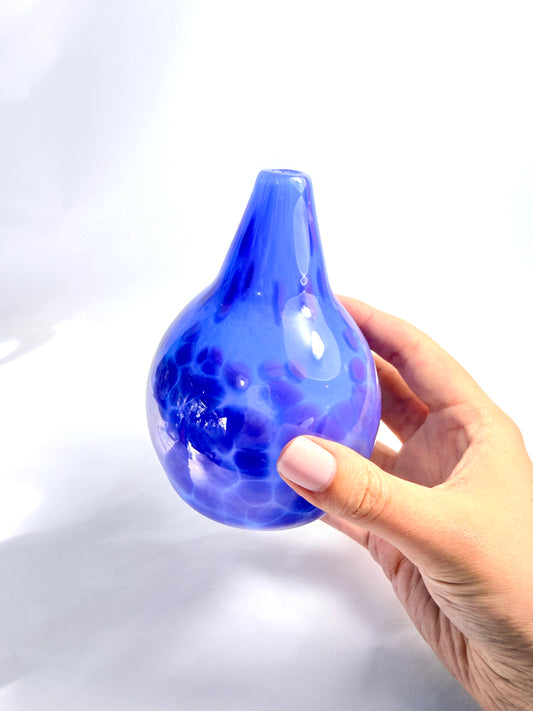 Blue Spotted Budvase