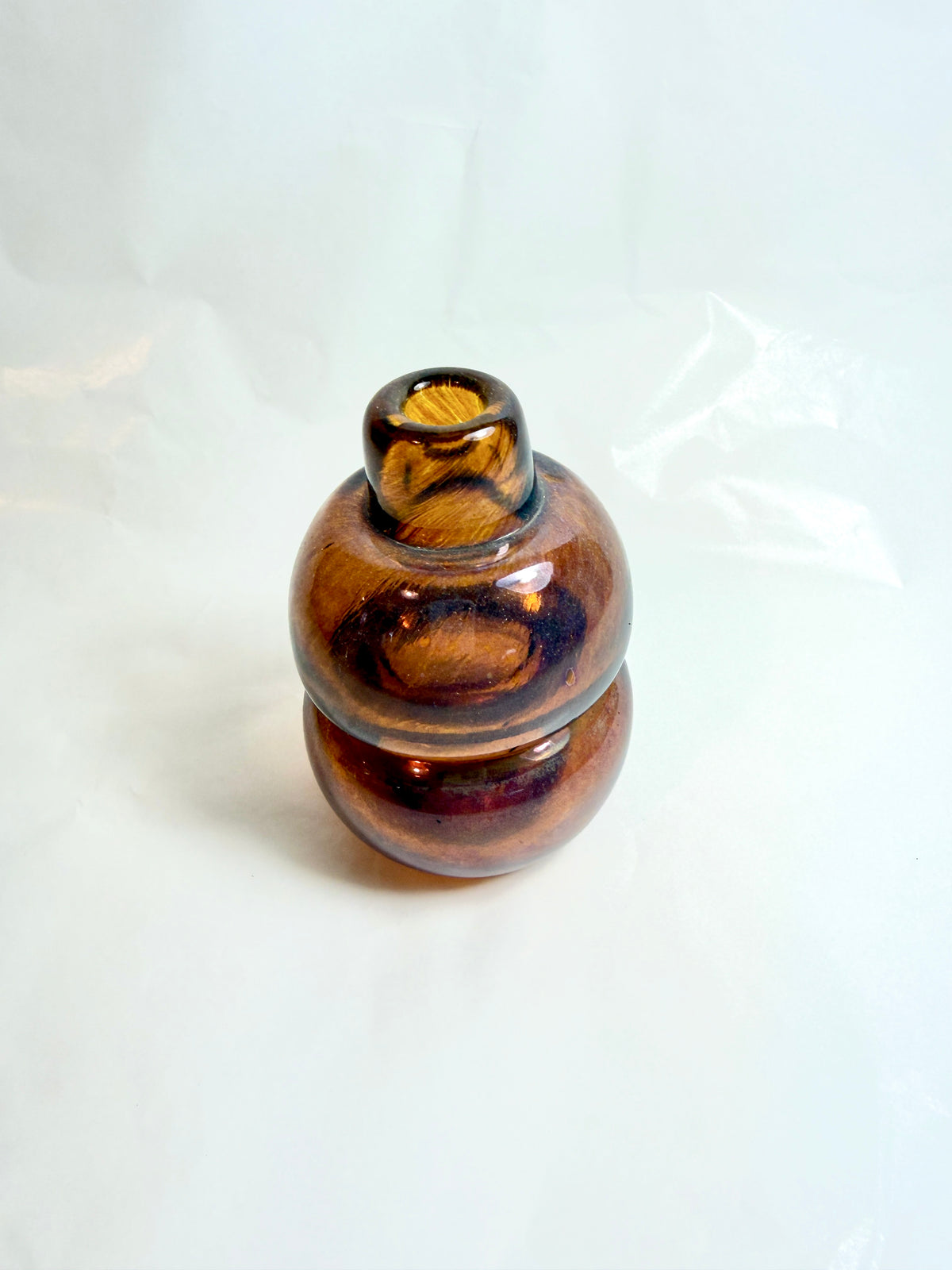 Small Brown Bubble Vase