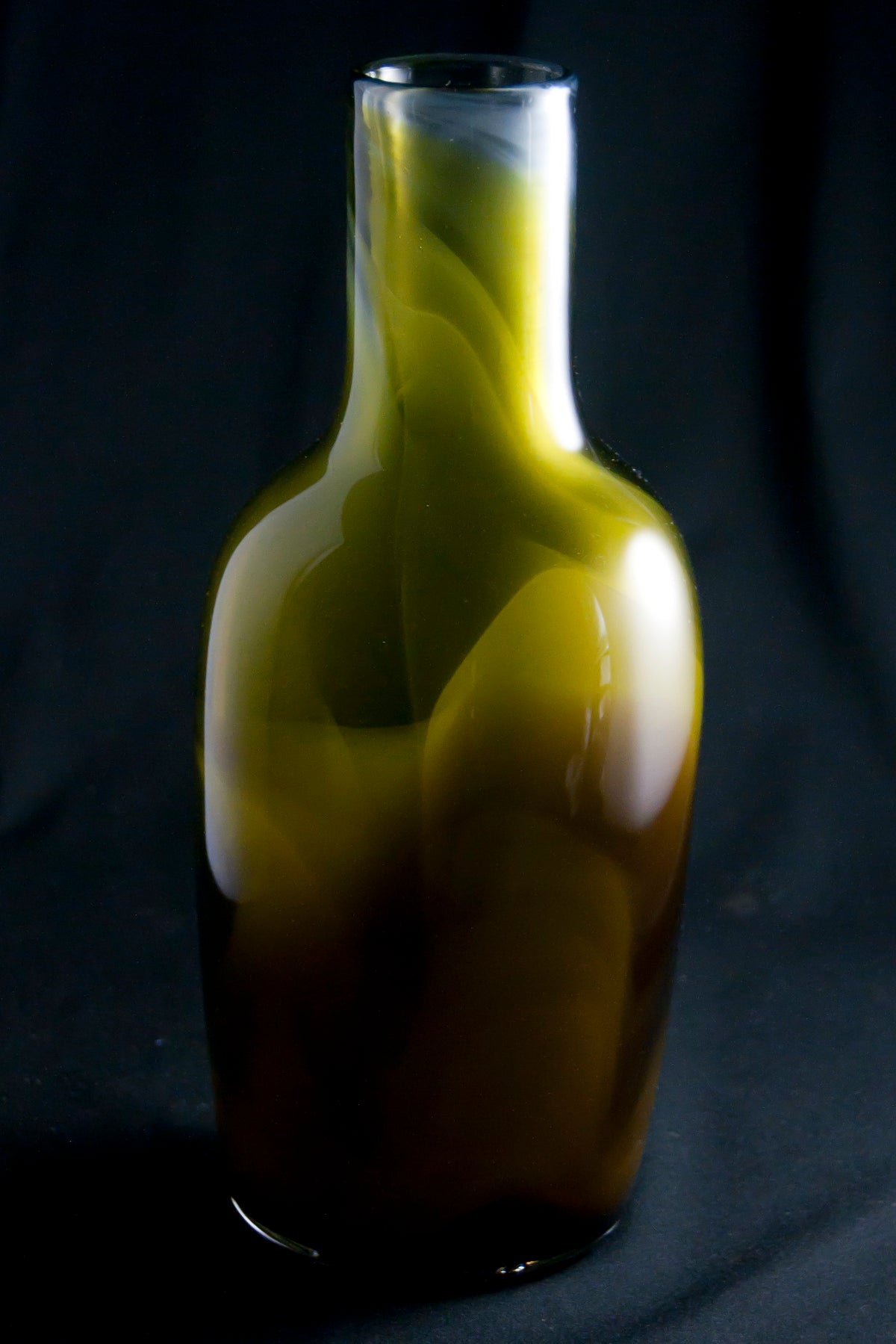 Olive vineyard bottle