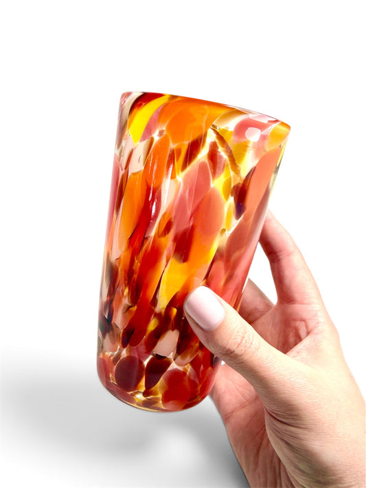 Straight Walled Tumbler - Fire
