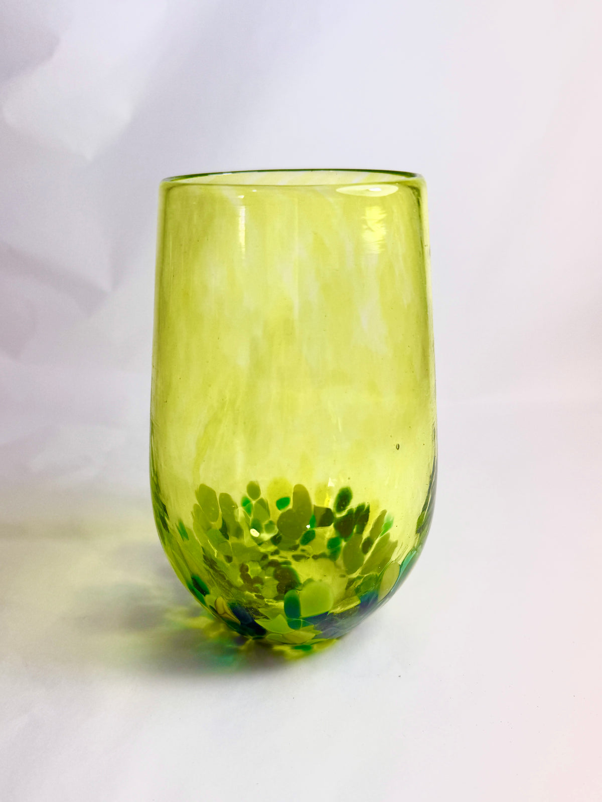 Stemless Wine Glass - Green