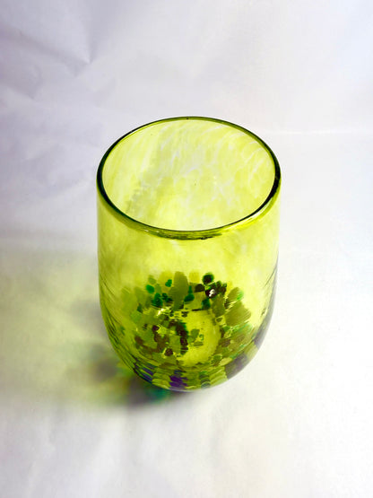 Stemless Wine Glass - Green