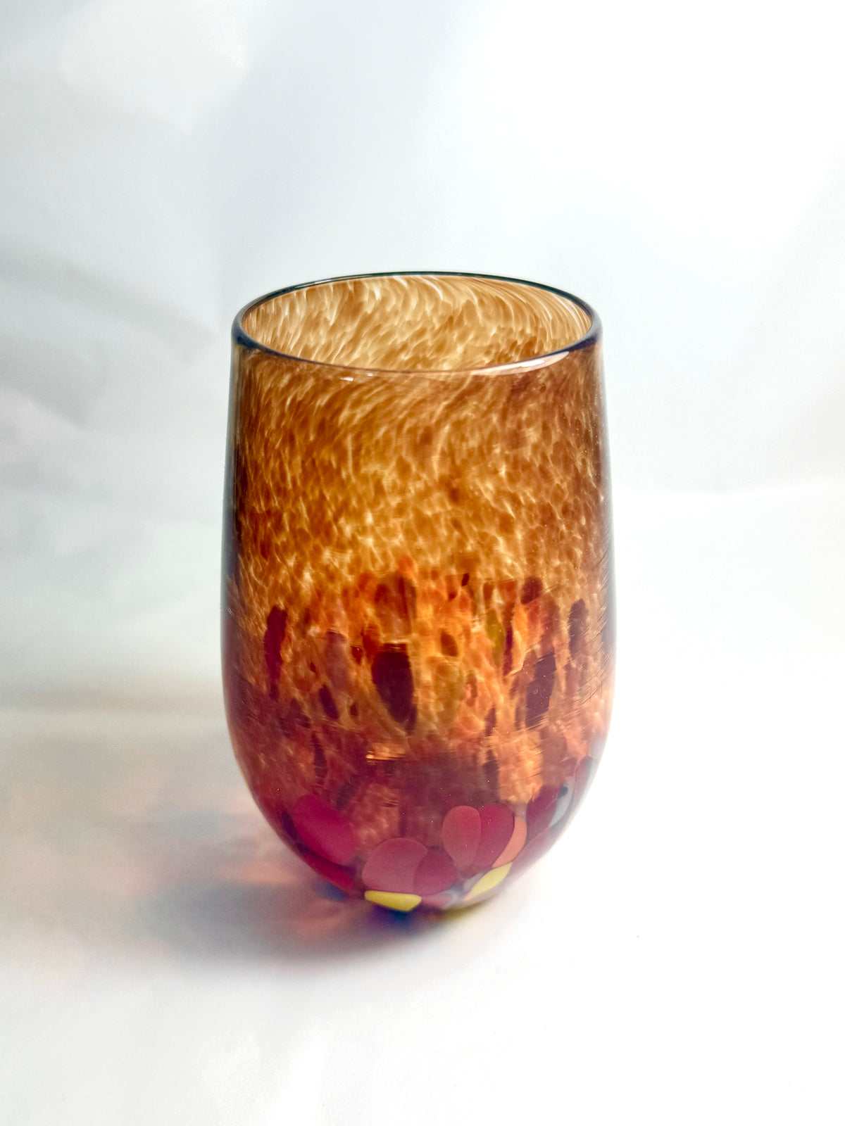 Stemless Wine Glass - Red