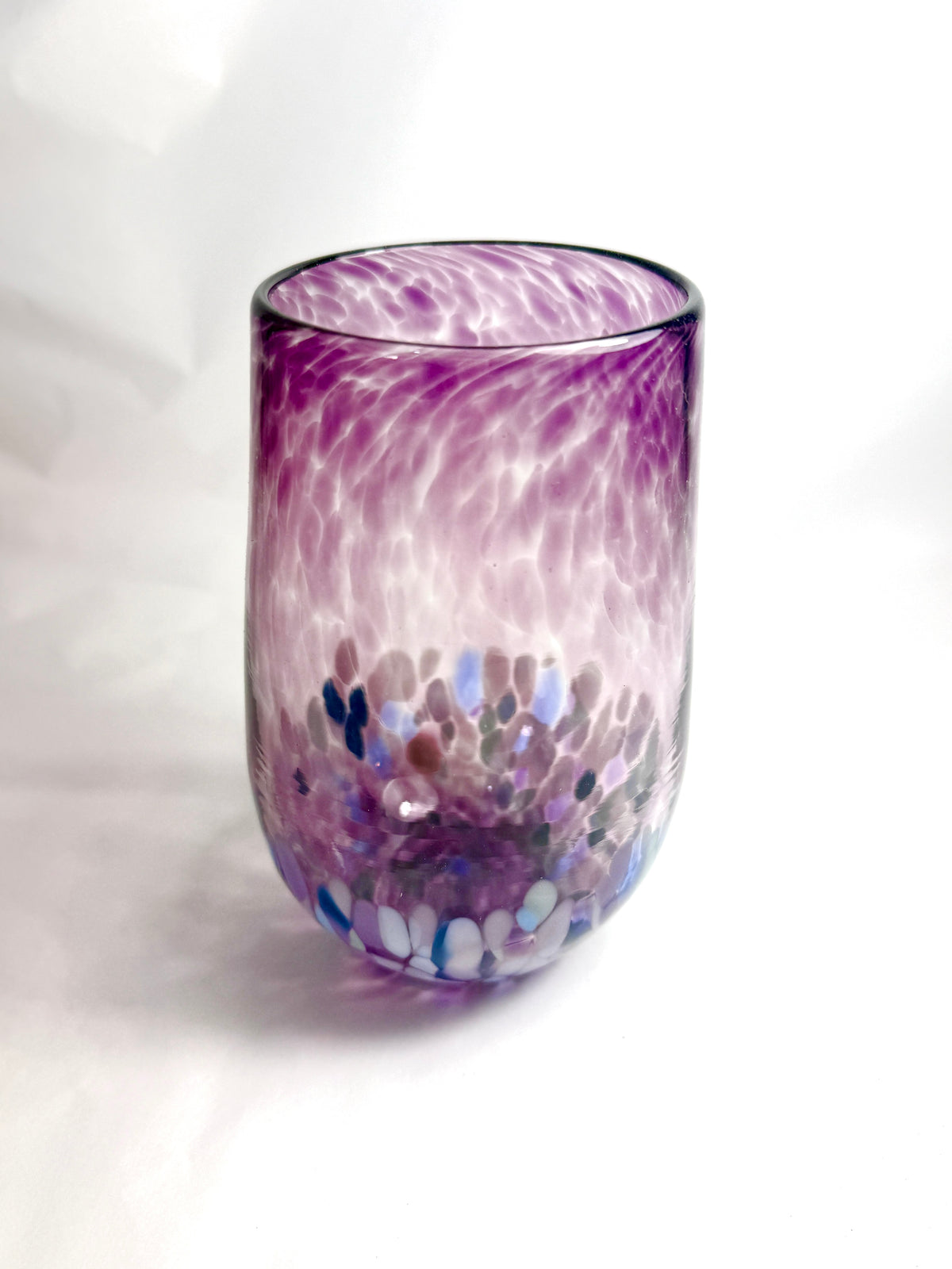Stemless Wine Glass - Purple