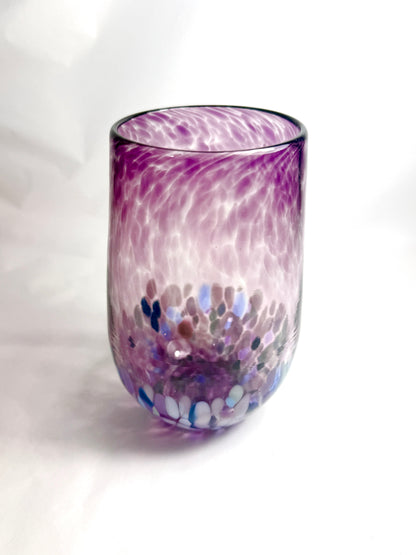 Stemless Wine Glass - Purple