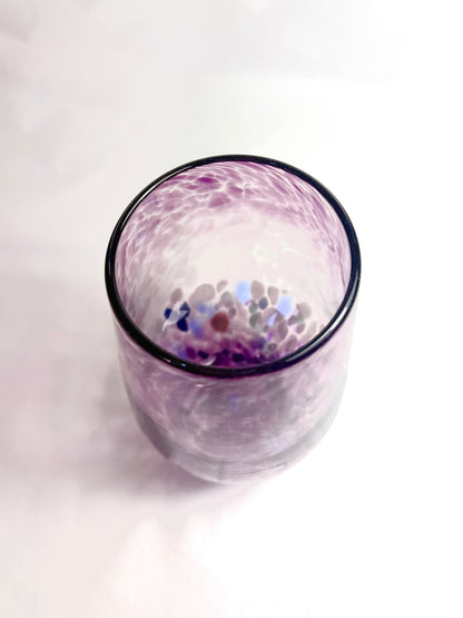 Stemless Wine Glass - Purple
