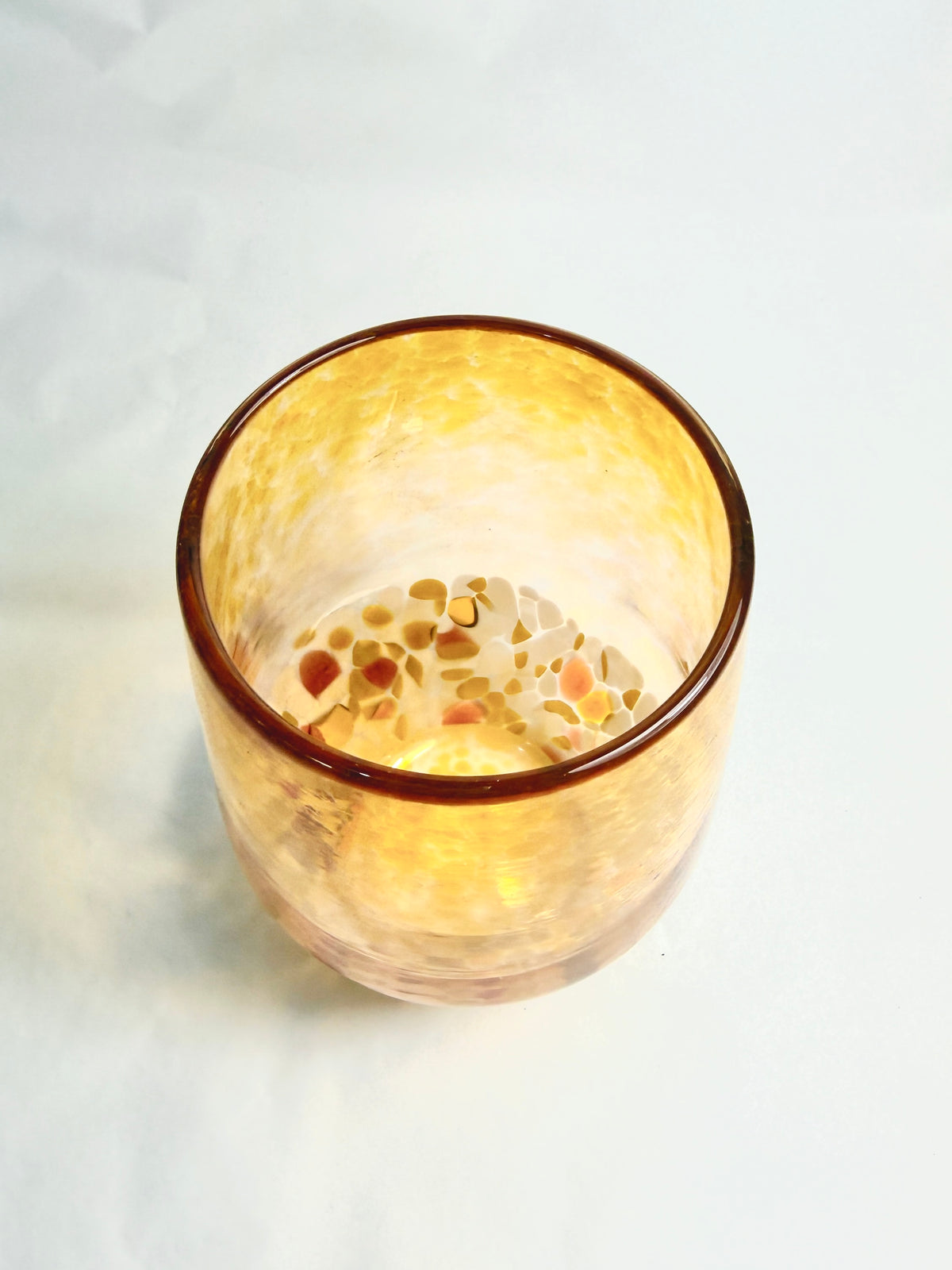 Stemless Wine Glass - Gold