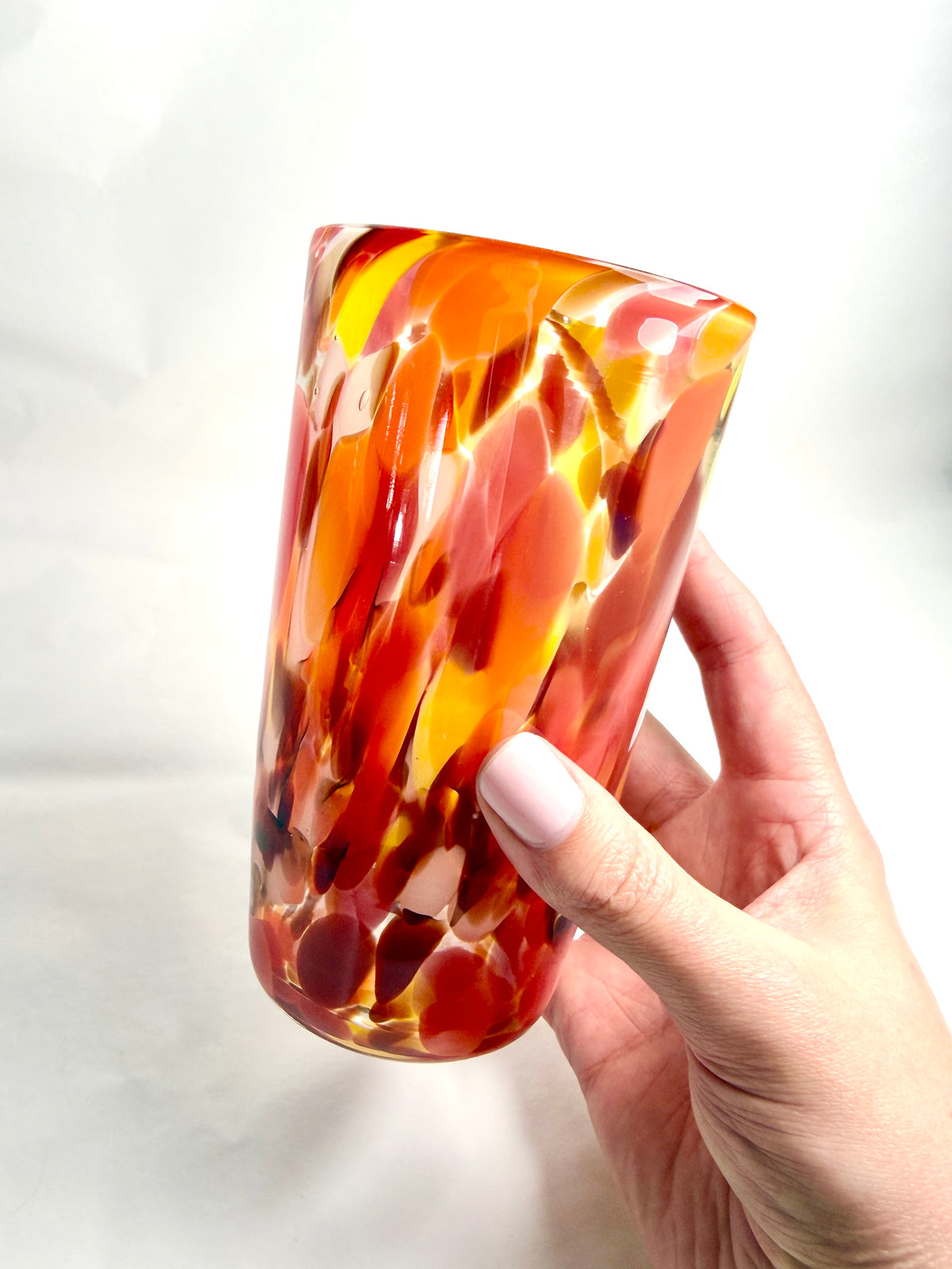 Straight Walled Tumbler - Fire