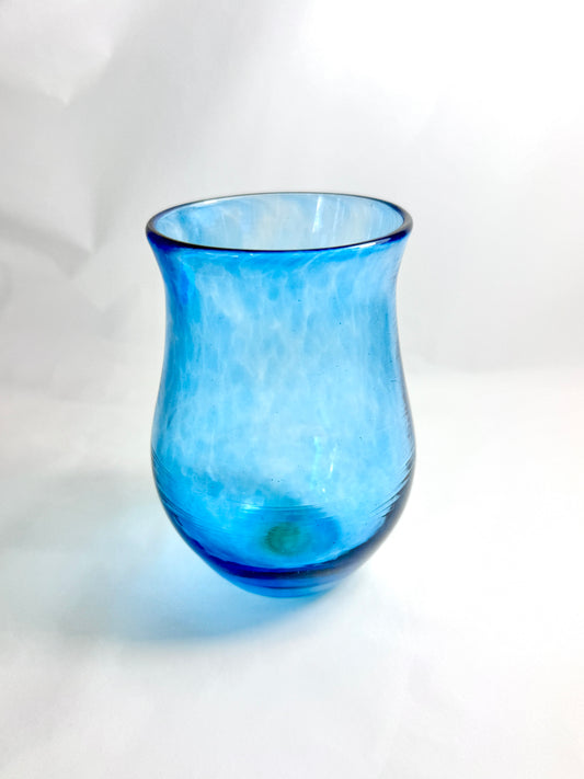 Transparent Blue Tumbler