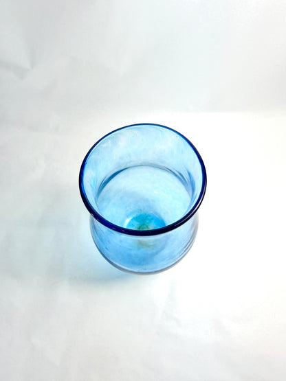 Transparent Blue Tumbler