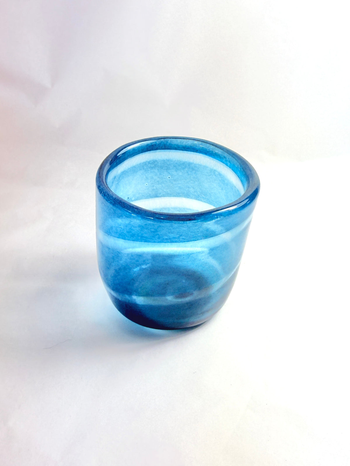 Blue Spiral Tumbler
