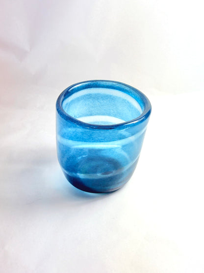 Blue Spiral Tumbler