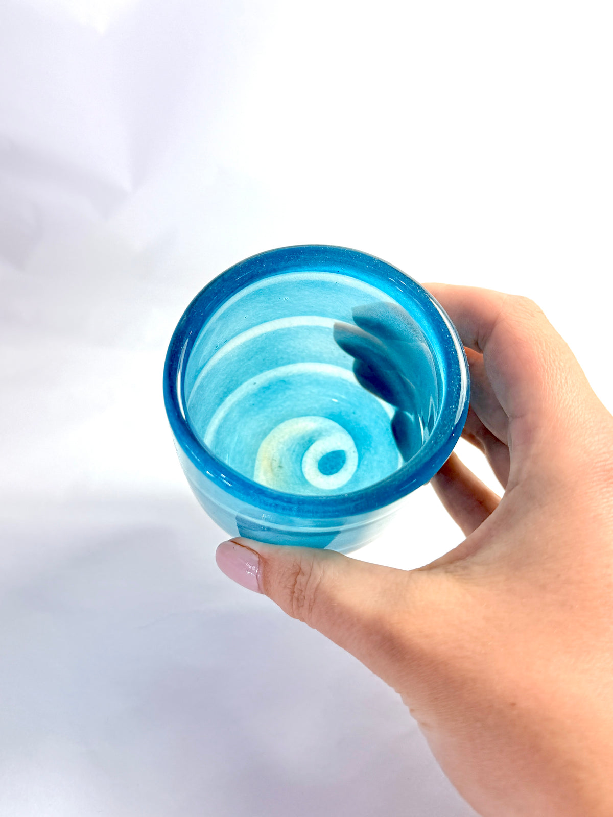 Blue Spiral Tumbler