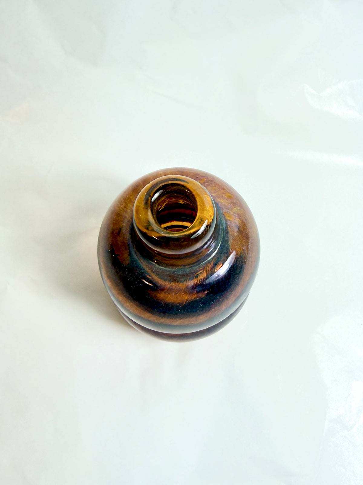 Small Brown Bubble Vase