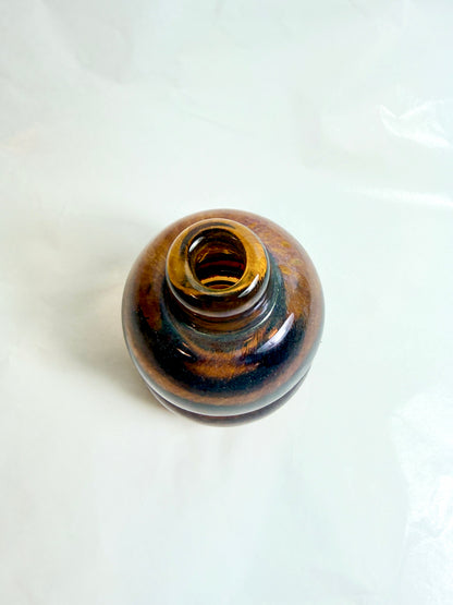 Small Brown Bubble Vase