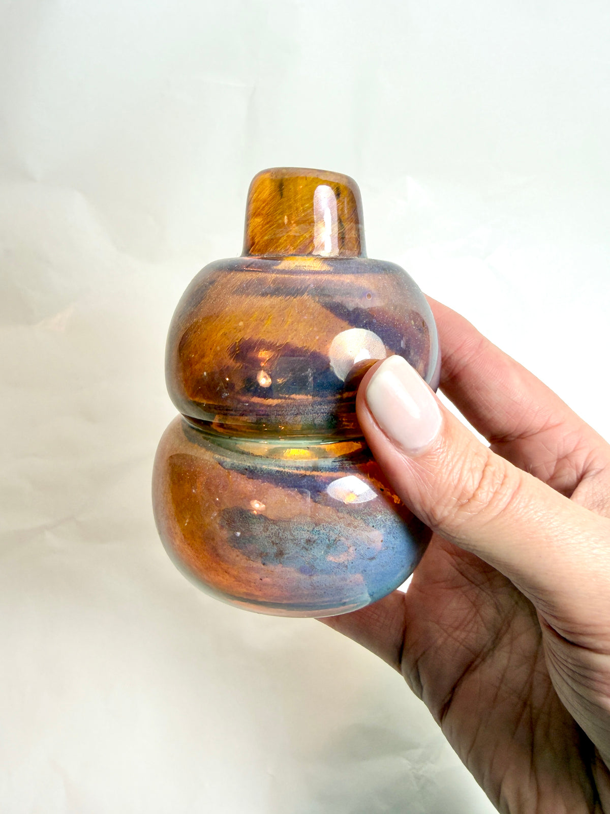 Small Brown Bubble Vase