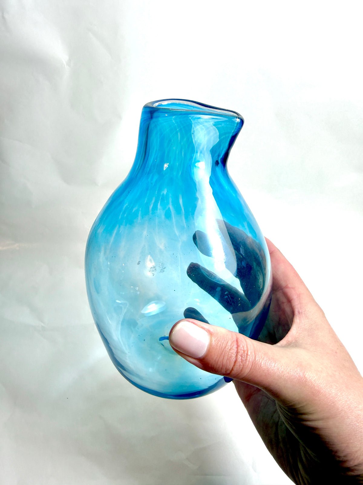 Bright Blue Carafe