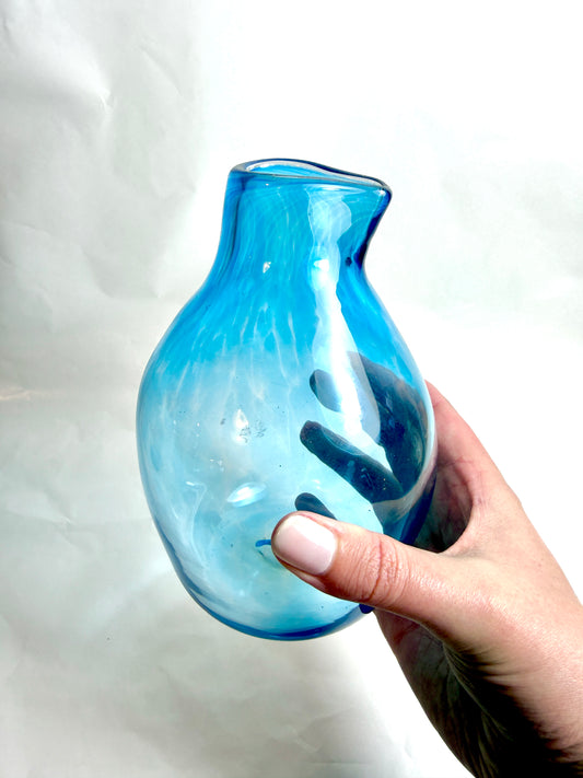 Bright Blue Carafe