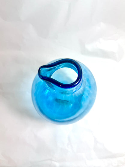 Bright Blue Carafe
