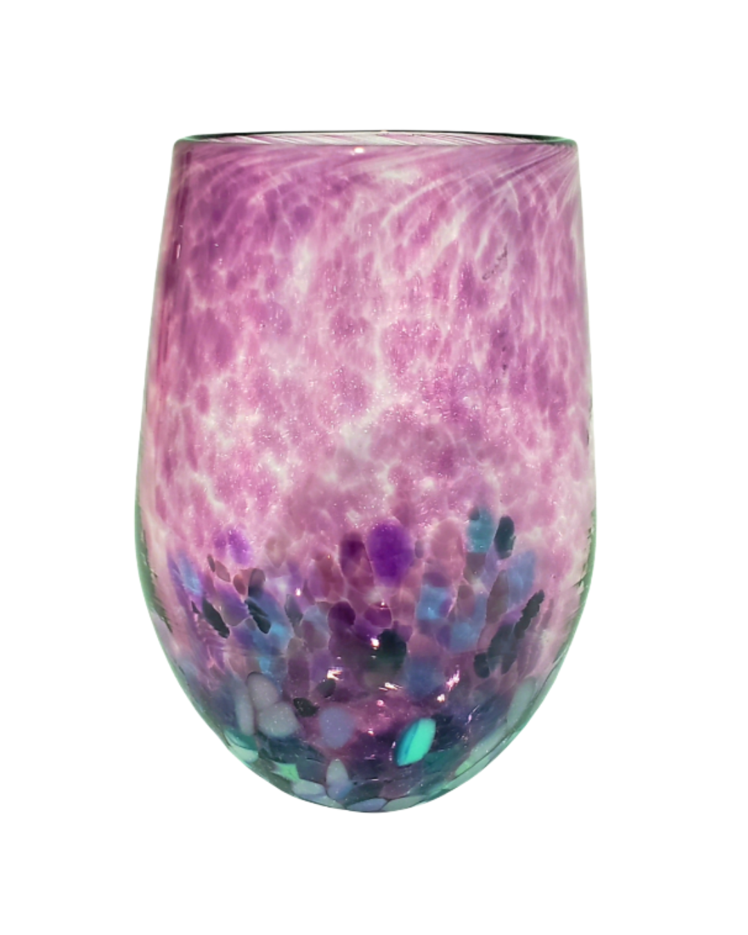 Stemless Wine Glass - Purple